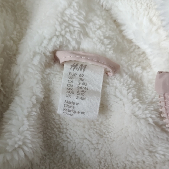 Pink Kids One Piece Snowsuit - Picture 2 of 2